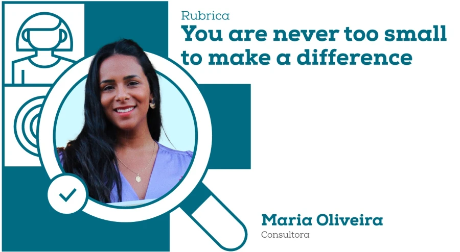 You are never too small to make a difference: Maria Eduarda Oliveira